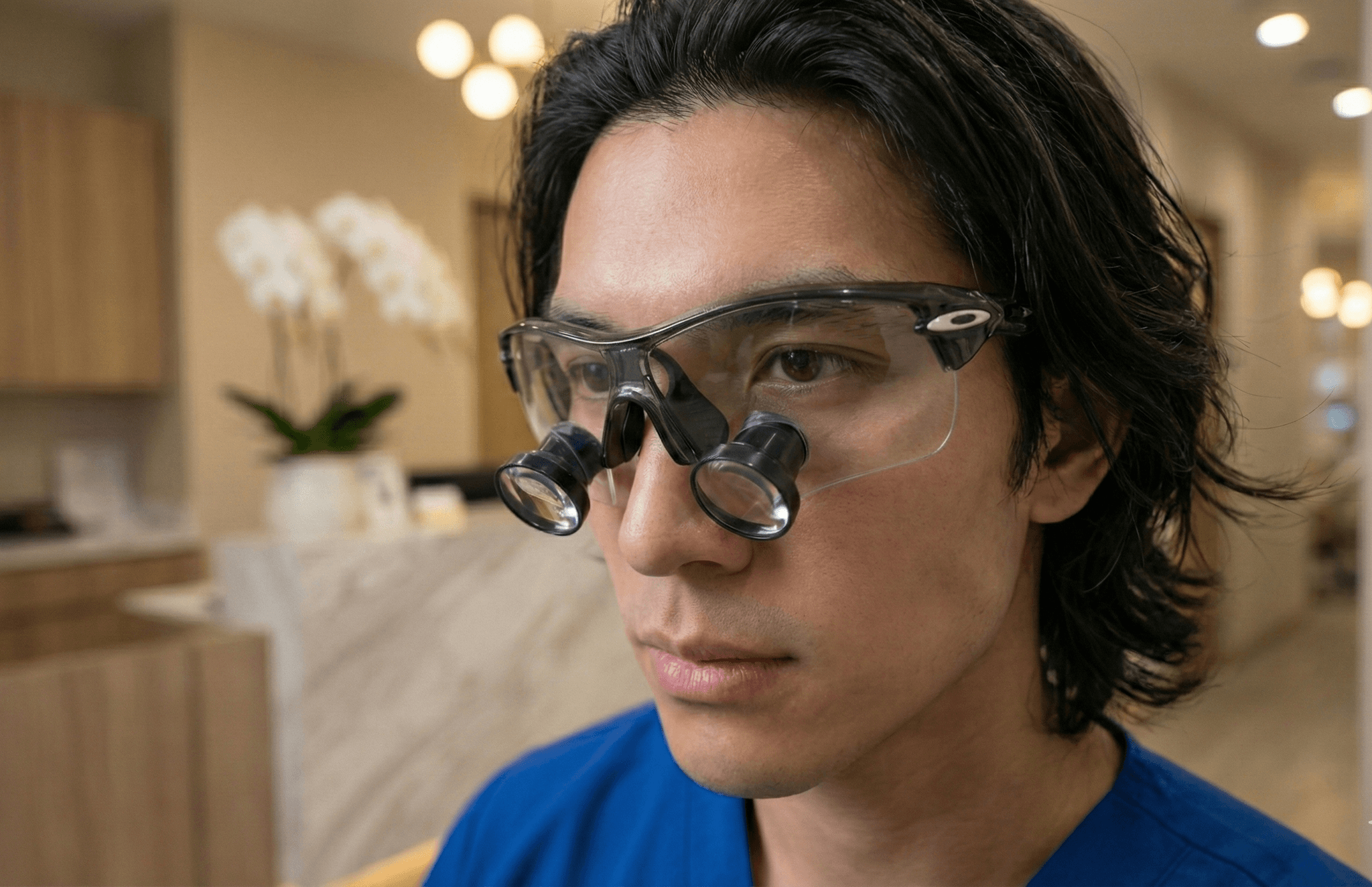 Newton loupes — Ultra-light long-day comfort — 2.5x to 3.5x.